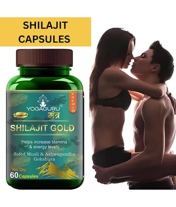 Shilajit Gold | Premium Vitality | Ayurvedic Supplement for Men 60 Capsules