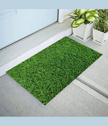 Revexo - Anti-skid Plastic Door Mat ( 40 X 60 cm ) Single - Green