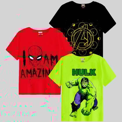 KUCHIPOO © MARVEL BOYS HALF SLEEVES T-SHIRTS-1-2 YEARS
