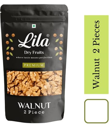 LILA DRY FRUITS Walnut Kernels 1000 Grams Raw, High Protein, 2 pcs Grade Premium