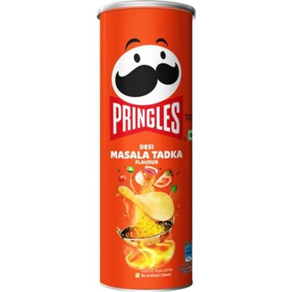 Pringles Desi Masala Tadka Flavoured Potato Chips 110 Gms
