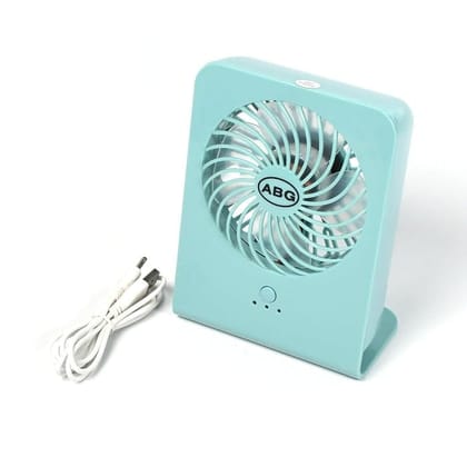 DHRUVINSRI Portable Desk Fan Big Table Fan 3 Step Speed Setting Fan Personal Desk Fan Suitable for Office, School & Home USE