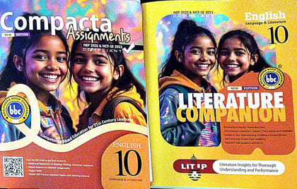 BBC Compacta Class 10 English Worksheet with Literature Companion Only Paperback (2025-2026) � 1 January 2025 [Hardcover] [Oct 30, 2024] bbc