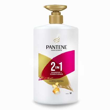 Pantene Advanced Hairfall Solution, 2in1 Anti-Hairfall Shampoo & Conditioner for Women, 1L Pantene Advanced Hairfall Solution, 2in1 Anti-Hairfall Shampoo & Conditioner for Women, 1L - 1 l (Pack of 1)