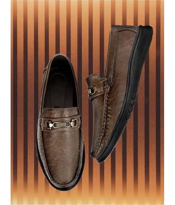 Buxton Brown Men's Slip on Shoes