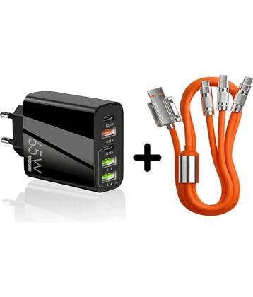 SKYRISE 3 in Cable 5.4A Universal Travel Adapter