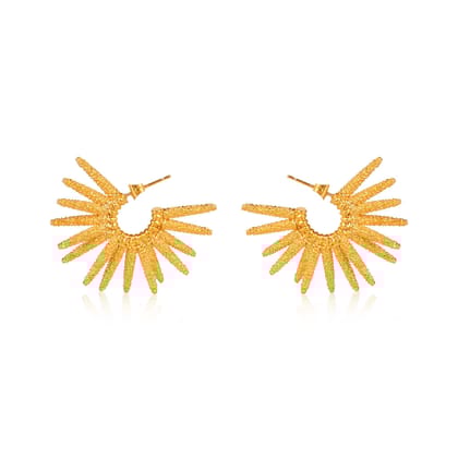 Solar 18K Gold Plated Earrings