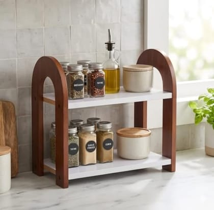 FireBees 2 tier kitchen counter organiser