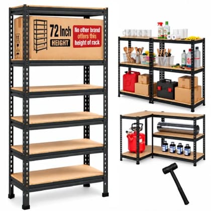 Robustt 6-Tier 72" Height Multipurpose Storage Rack 2