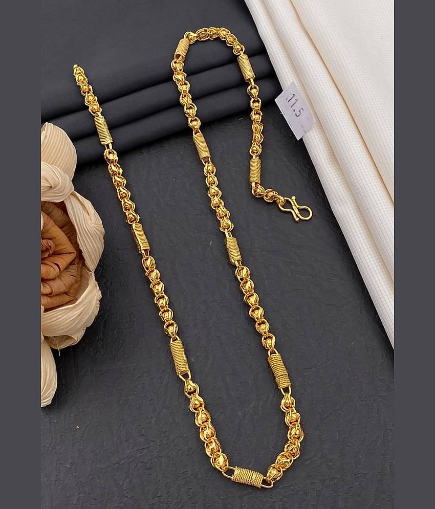 MGSV Gold Plated Brass Chain ( Pack of 1 )
