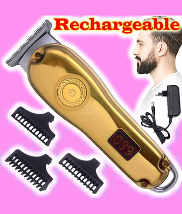 JMALL Rechargeable Gold Cordless Beard Trimmer With 40 minutes Runtime