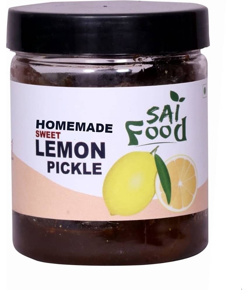SAi Food HOMEMADE Masalo Se Bana Chatpata Sweet Moon Lemon Pickle Nimbu Ka Achar Pickle 250 g