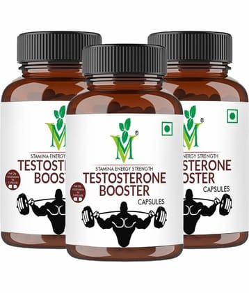 Testosteron Booster Veg. Capsules Pack of 3 - 90's