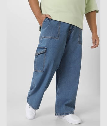 Urbano Plus Relaxed Basic Men's Jeans - Olive Green ( Pack of 1 )