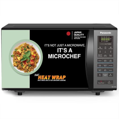 Panasonic 23L Convection Microwave Oven(NN-CT353BFDG,Black Mirror, 360° Heat Wrap, Magic Grill) Panasonic 23L Convection Microwave Oven(NN-CT353BFDG,Black Mirror, 360° Heat Wrap, Magic Grill) - Black Mirror / 23 Litres