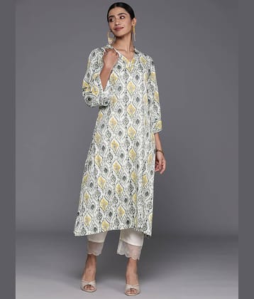 Varanga Viscose Printed Straight Women's Kurti - Green ( Pack of 1 )