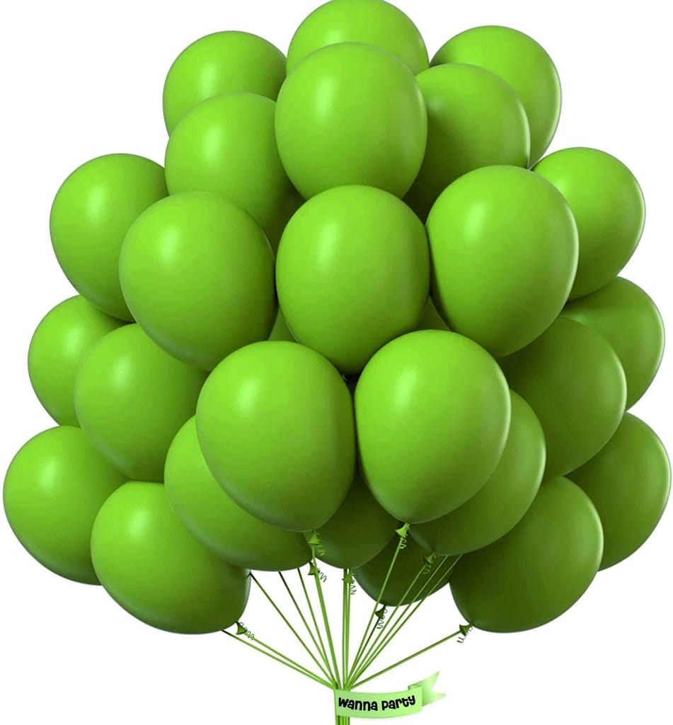 Olive Green Premium Latex Balloons 10" - 50PC - Party and Festive Needs | Buy online on ZillyBuy