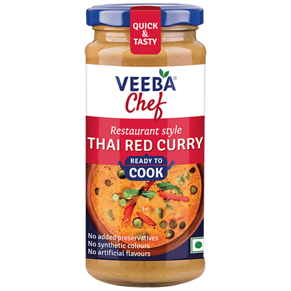 VEEBA THAI RED CURRY 240GM