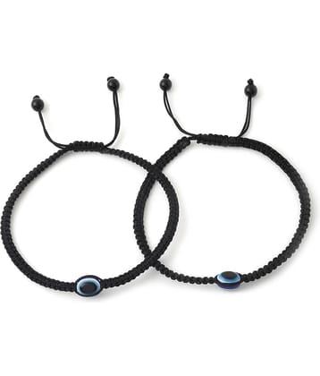 VIRAASI - Black Anklets ( Pack of 1 )