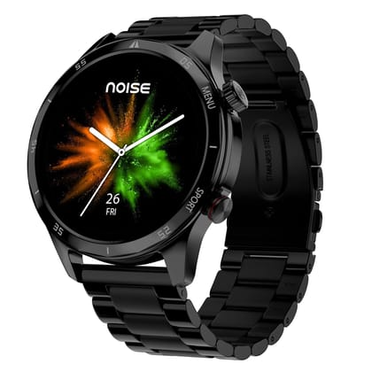 Noise Twist Go Round dial Smartwatch with BT Calling, 1.39" Display, Metal Build, 100+ Watch Faces, IP68, Sleep Tracking, 100+ Sports Modes, 24/7 Heart Rate Monitoring (Elite Silver)
