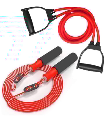 Double Toning Tube Resistance Tube ,Skipping Rope Jump Rope. Resistance Tube