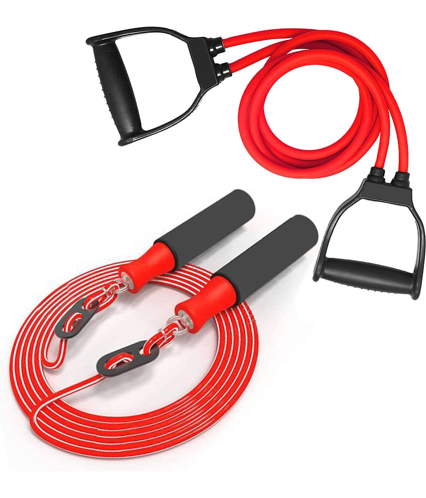 Double Toning Tube Resistance Tube ,Skipping Rope Jump Rope. Resistance Tube