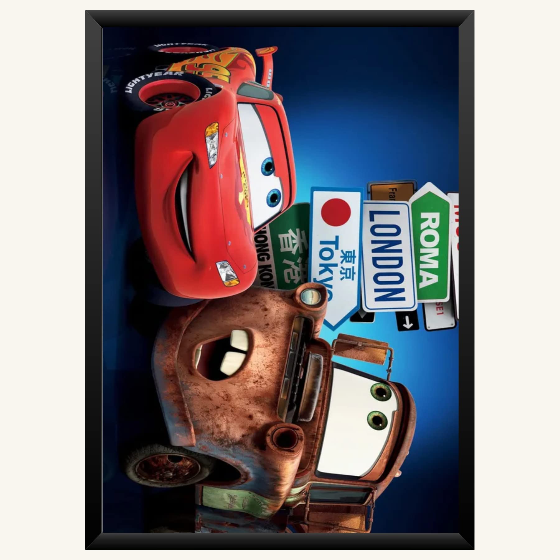 NOKKES Cars 2 Photo Frame Poster 8X12inch Photo Mate Paper Wall Decoration For Home Office Wall Photo Frame Poster_2