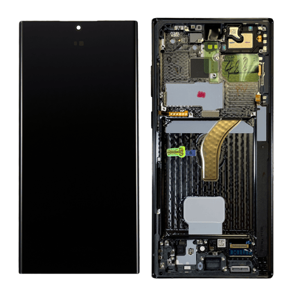 LCD Display Folder Screen with Frame for Samsung Galaxy S22 Ultra Black