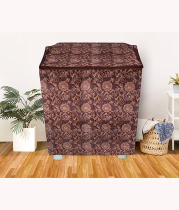 E-Retailer Single PVC Gold Washing Machine Cover for Universal Semi-Automatic