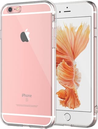 JGD PRODUCTS for iPhone 6 / 6S Premium Hybrid Transparent Soft Slim Dust Proof Back Case Cover with Camera Protection JGD PRODUCTS for iPhone 6 / 6S Premium Hybrid Transparent Soft Slim Dust Proof Back Case Cover with Camera Protection - Transparent
