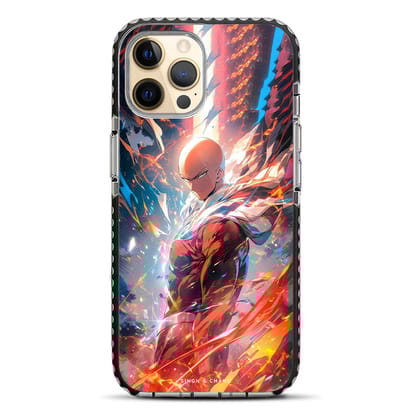 Saitama One Punch Man Anime iPhone 12 Pro Max Stride Phone Case-Stride