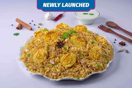 Hyderabadi Egg King Biryani (Serves 2)