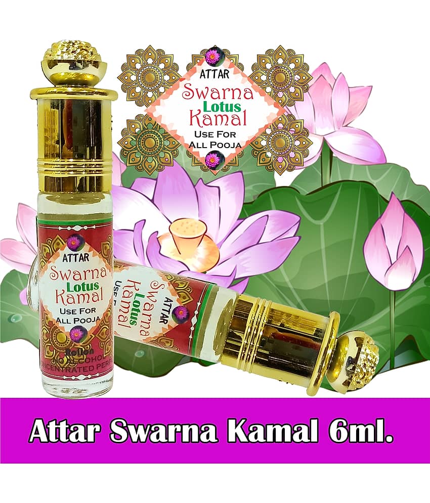 INDRA SUGANDH BHANDAR Attar Swarna Kamal 6ml Rollon Pack