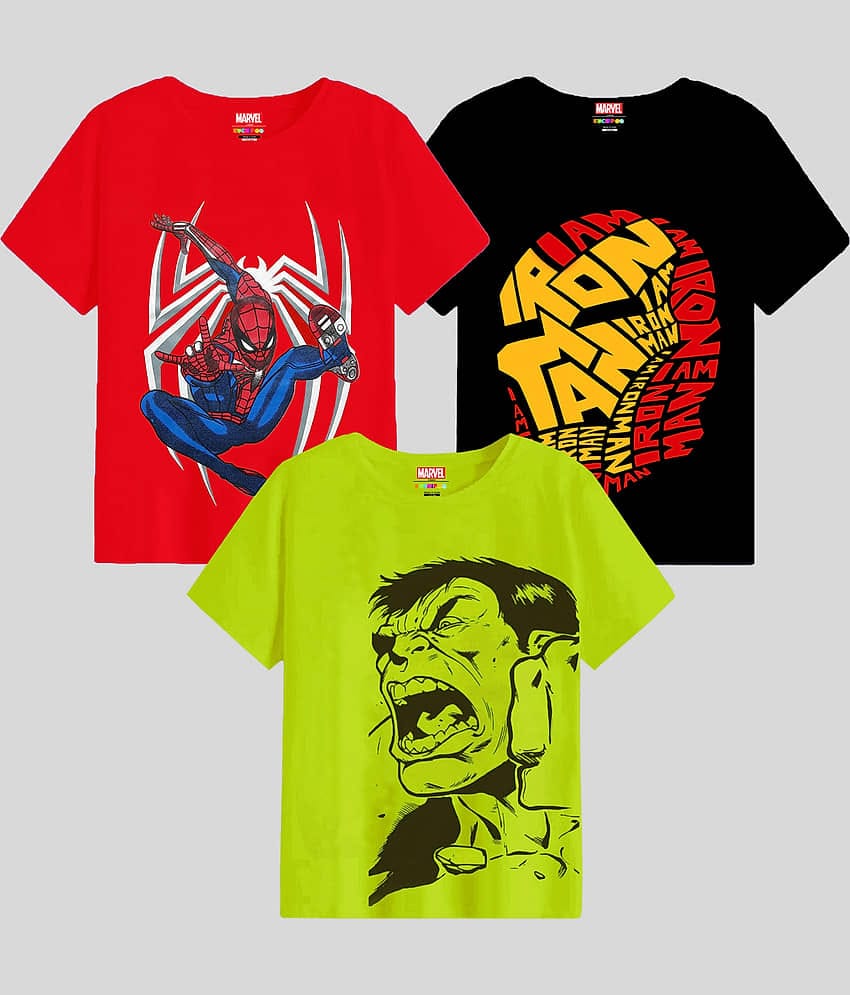 Kuchipoo Pack of 1 Boys Cotton Blend T-Shirt ( Multicolor )