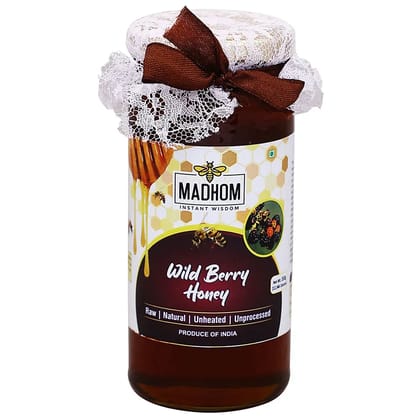 Wild Berry Honey 350gm | 100% Natural & Pure | No Sugar Added | Unheated | Unprocessed