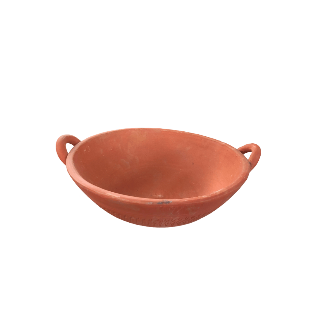 Handmade Clay Pot for Cooking and Serving