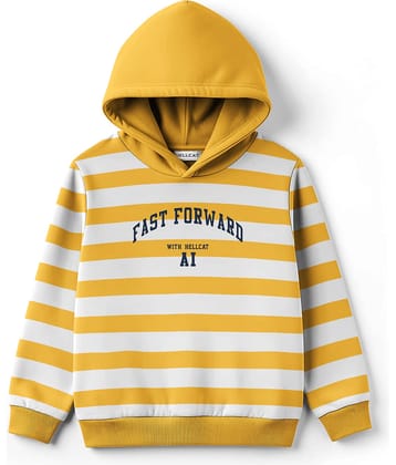 HELLCAT Pack of 1 Boys Cotton Blend Sweatshirt ( Blue )