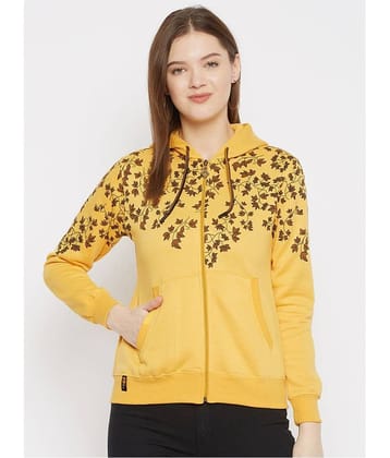 First Krush Fleece Yellow Hooded Sweatshirt