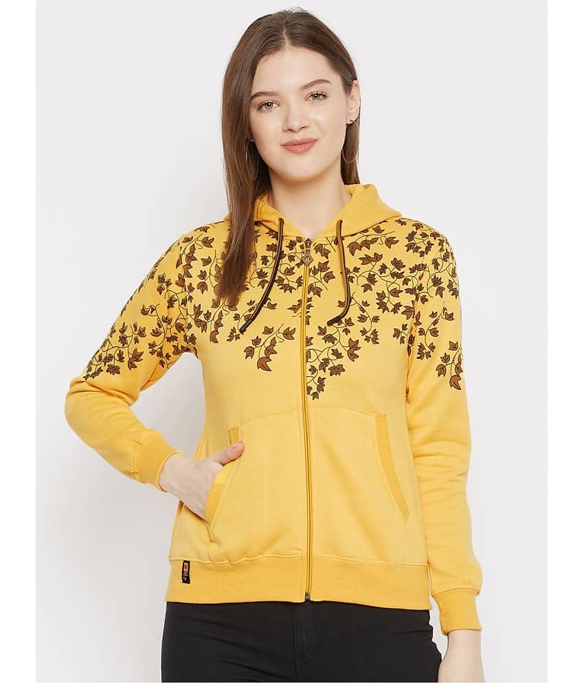 First Krush Fleece Yellow Hooded Sweatshirt
