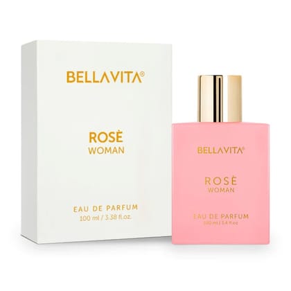 Bella Vita Rose Woman Perfume Exquisite 100ml Floral Fragrance for Sophistication, Grace, and Lasting Feminine Allure