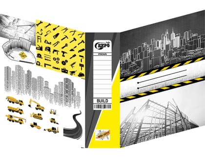 EXPO Lever Arch Box File - BUILD (Pack of 16 pcs)