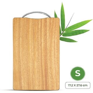 IMECO Bamboo Chopping Board Small (28 x 18 cm), Scratch Resistant Cutting Board