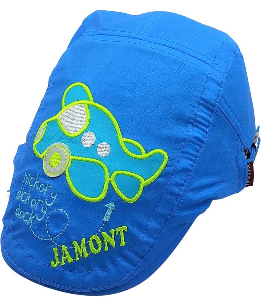 Zacharias Boy's & Girl's Kids Beret Golf Polyester Cap (1-3 Years) Hickory-dickory-Royal Blue