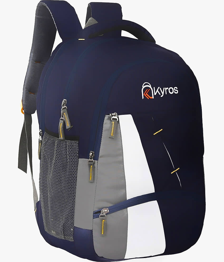 Kyros Blue Polyester Backpack ( 45 Ltrs )