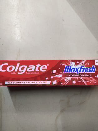 Colgate, max fresh Anticavity toothpaste With cooling crystals Spicy fresh 