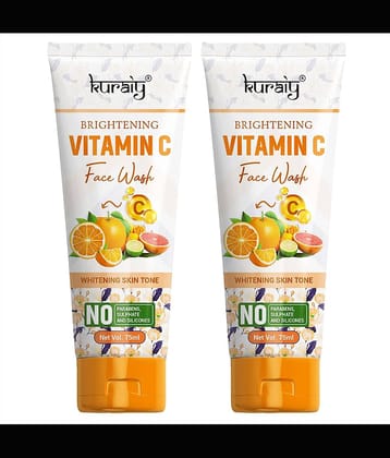 KURAIY Face Wash Cream With Natural Deep Moisturizing Face wash Tube pack of 2