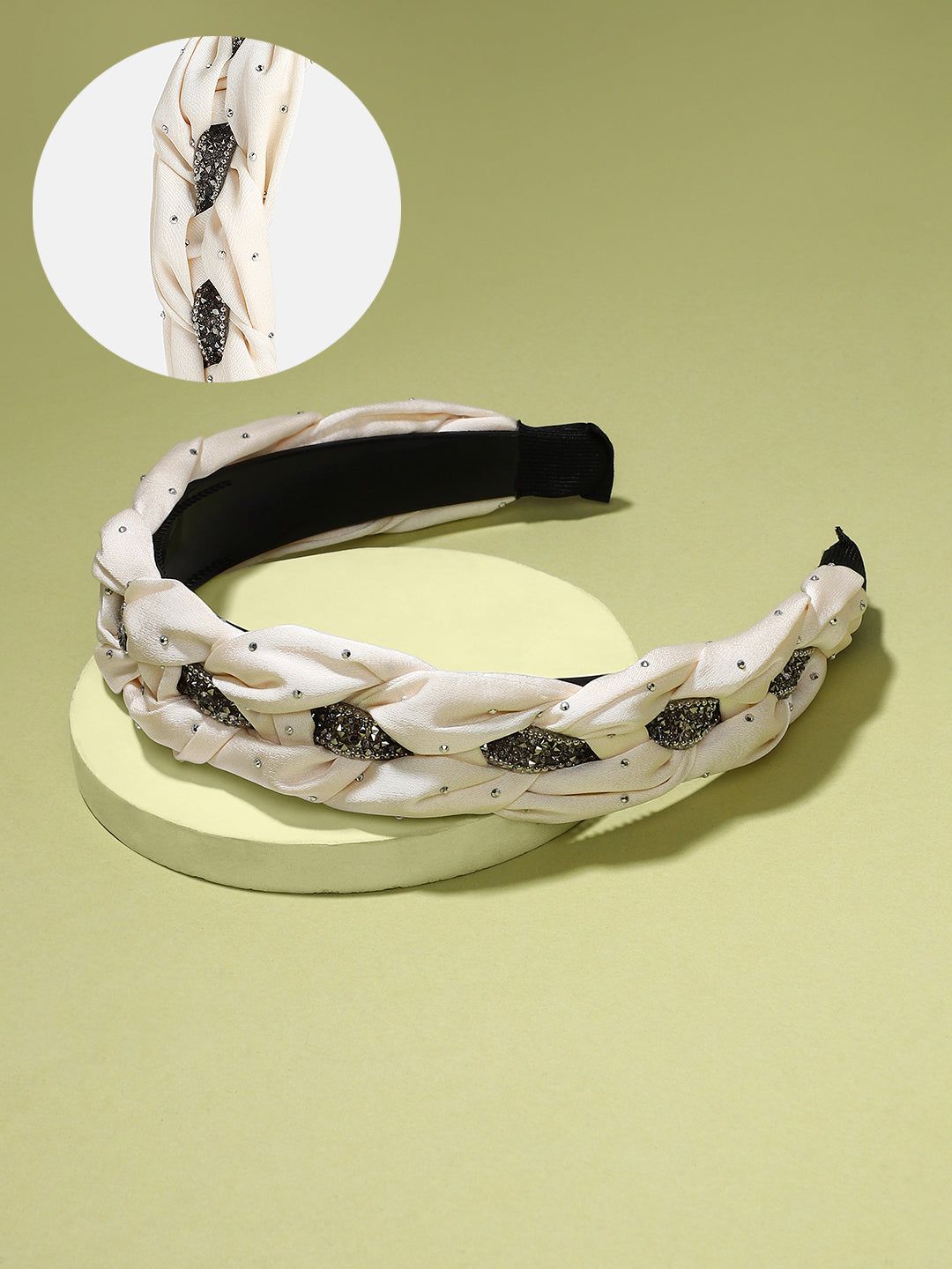 Women's The Clementine Hairband - Cream White-Hairband / Hairband / White