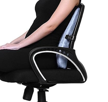 Kudize Orthopaedic Lumbar Back Rest Support Comfort Cushion For Office, Home, Car