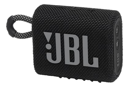 JBL Go 3 Wireless Portable Bluetooth Mini Speaker, Small Speaker with Pro Sound, Vibrant Colors with Rugged Fabric Design, Lightweight IP67 Waterproof, Type C Interface (Without Mic, Black) JBL Go 3 Wireless Portable Bluetooth Mini Speaker, Small Speaker