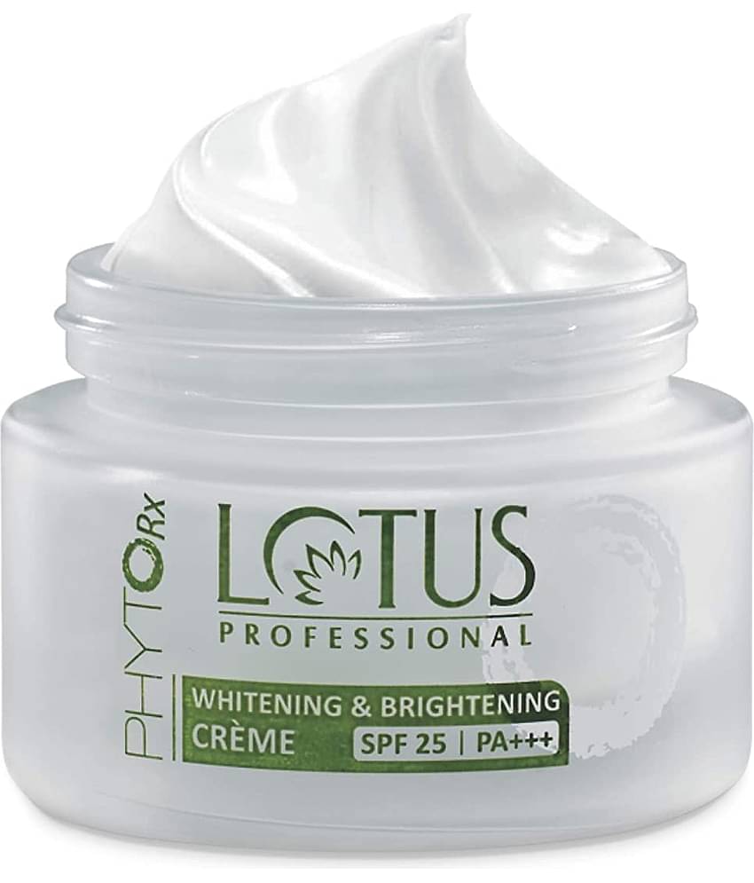 Lotus Professional Phytorx Whitening & Brightening Creme, Spf 25 , Pa+++ , Paraben Free , 50G